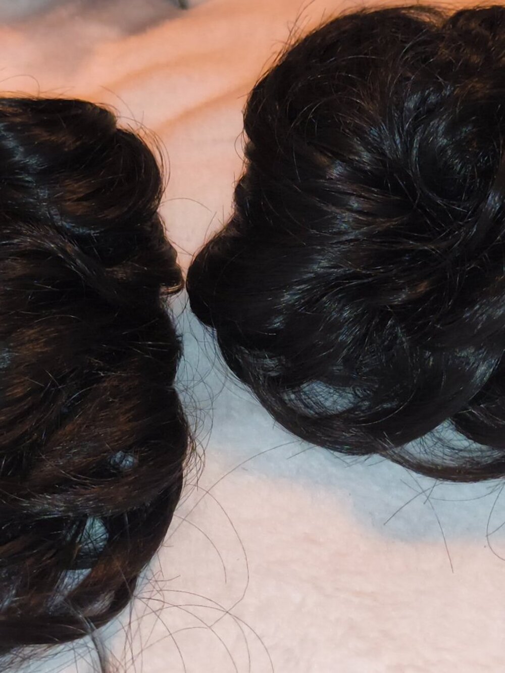 Real Human Hair Claw Clip Messy Bun